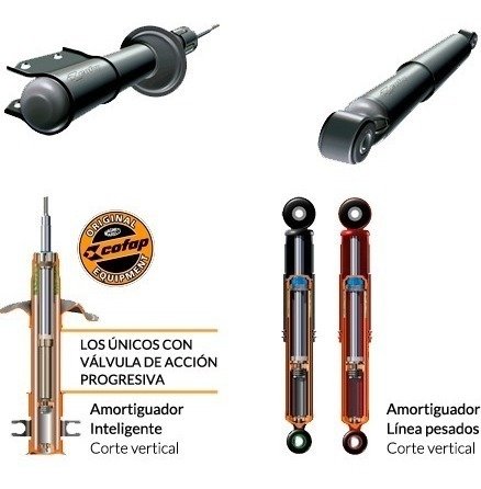Kit 2 Amortiguadores Delantero Ford Fiesta Max Cofap - tienda online