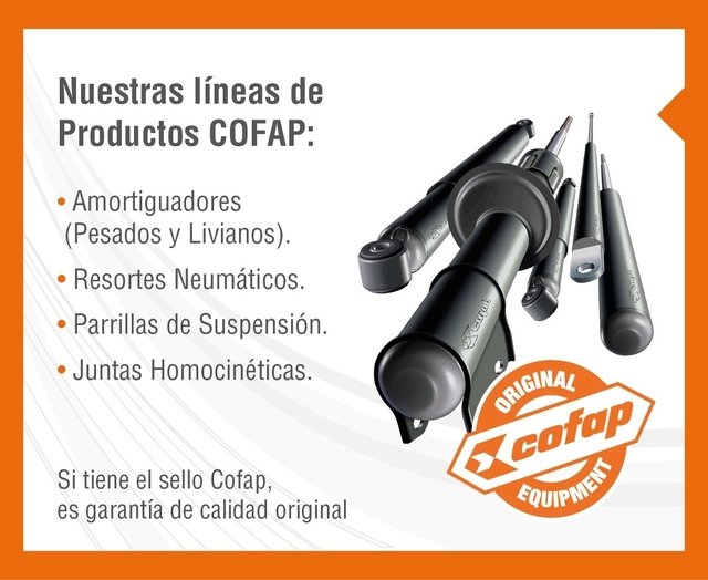 Kit 2 Amortiguadores Traseros Dodge Journey Cofap - AF Adrian Fantinatto