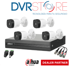 KIT DAHUA 8 + 4 BULLET / DOMO 720P