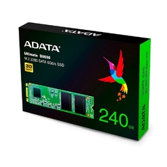 SSD 240GB M.2 SATA ADATA SU650 Leit. 550MB/s Grav. 500MB/s