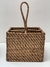 Portacubiertos Cuadrado Rattan Natural 2