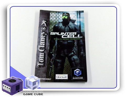 Manual Tom Clancys Splinter Cell Original Nintendo Gamecube