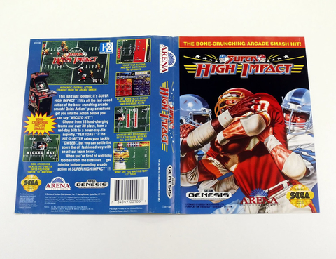 Encarte Super High Impact Original Sega Mega Drive - Genesis