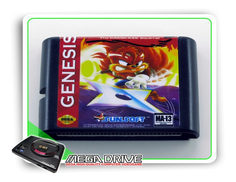 Zero The Kamikaze Squirrel Mega Drive / Genesis - Novo