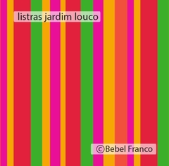 TECIDO BF LISTRAS JARDIM LOUCO - comprar online