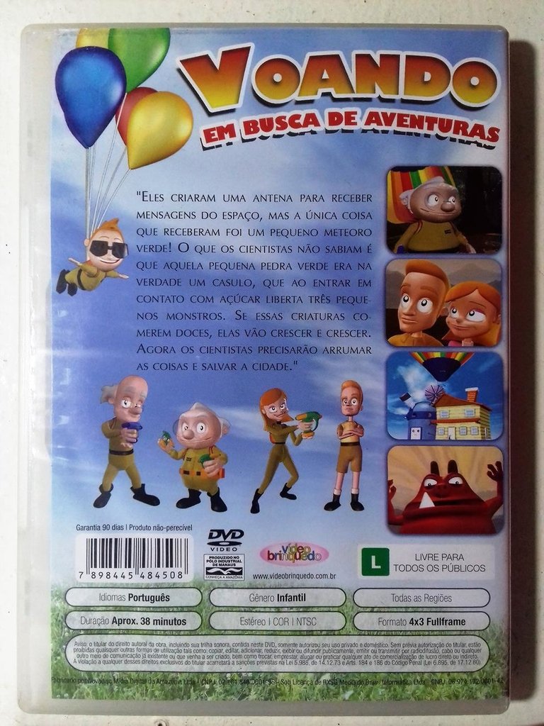 Dvd Voando em Busca de Aventuras Original - Loja Facine
