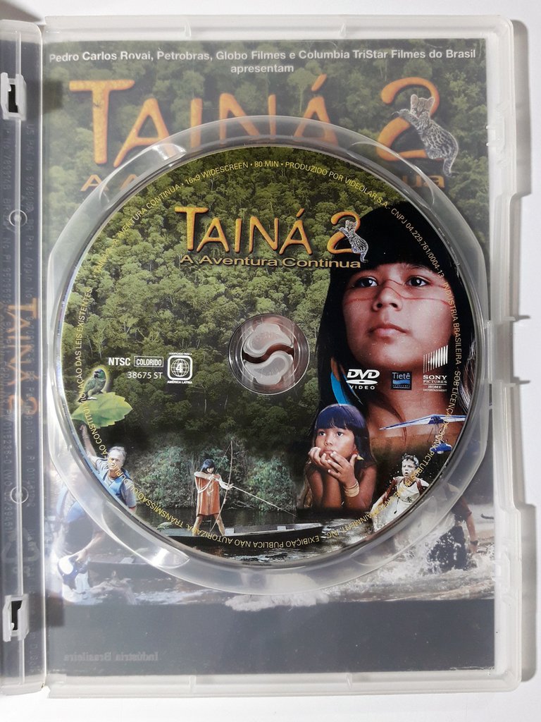DVD Tainá 2 A Aventura Continua Eunice Baia Original DVD Tainá 2 A Aventura Continua Eunice Baia Original