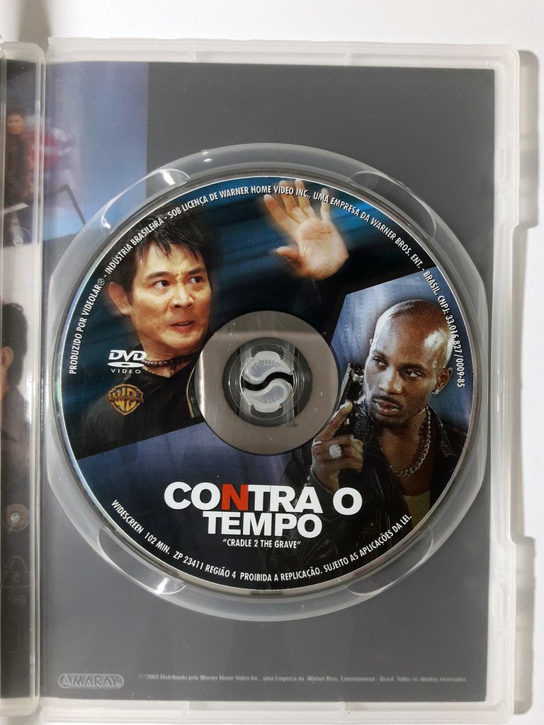 DVD Contra O Tempo Jet Li DMX Cradle 2 The Grave Original DVD Contra O Tempo Jet Li DMX Cradle 2 The Grave Original