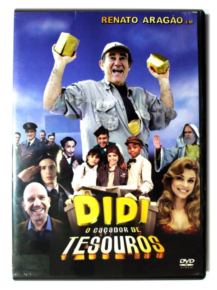 DVD Didi O Caçador de Tesouros Renato Aragão Francisco Cuoco Original ...