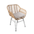 Silla individual de rattan