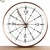 RELOJ DE PARED COBRE