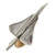 AVION DE ALUM CON BASE DE MADERA L