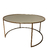MESA CIRCULAR GOLD CON ESPEJO