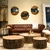 Sillón Chesterfield cuero 2.20mts (Walnut)