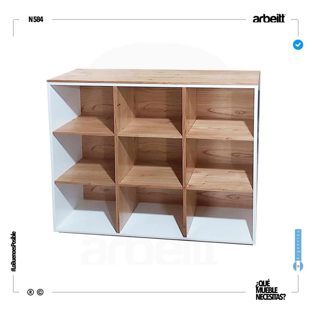 Mueble organizador nordico