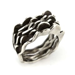 ANILLO LAMINAS IRREGULARES. PLATA 925 - La joyeria