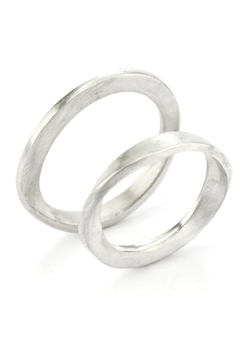 ALIANZAS TORSION. PLATA 925 - comprar online