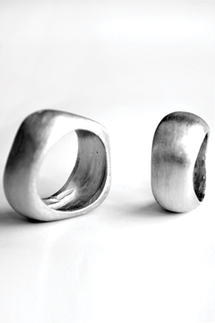 ALIANZAS PIEDRA. ORO BLANCO