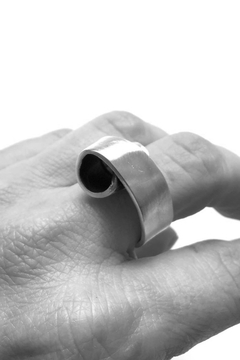 ANILLO CINTA INFINITO . PLATA 925
