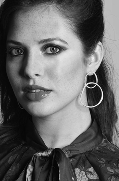 AROS CIRCULOS IRREGULARES GRANDES. ALPACA - comprar online