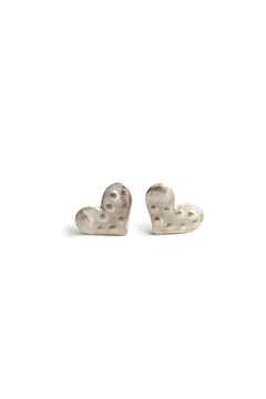 AROS CORAZÓN CHICO. PLATA 925 - comprar online