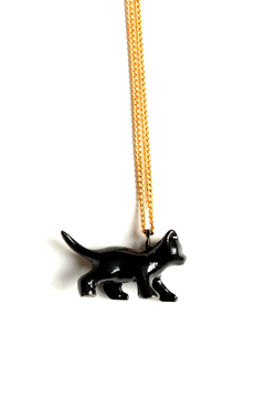 COLLAR PETIT FELIN NEGRO - comprar online