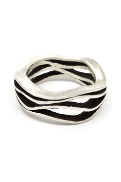 ANILLO LAMINAS. PLATA 925