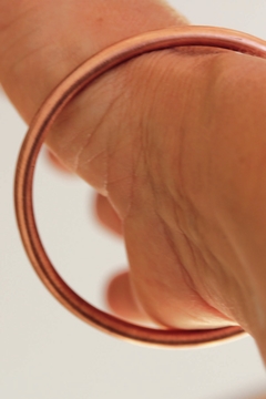 PULSERA COBRE MACIZO