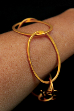 Imagen de PULSERA ELIPSES DORE