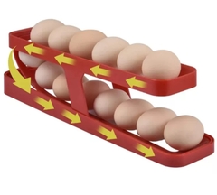 Contenedor Huevos Dispensador Organizador Huevera 15und - tienda online