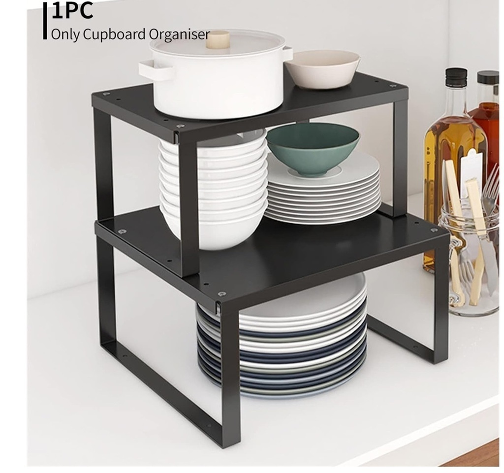 Set X2 Organizador Alacena Alzada Estante Cocina Metal