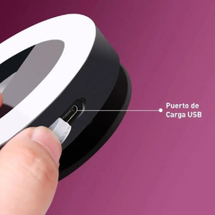 Aro De Luz Led Celular Selfie Recargable Usb Ring Light - comprar online