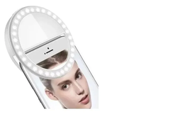 Aro De Luz Led Celular Selfie Recargable Usb Ring Light