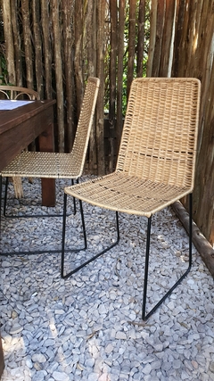 Silla Retro Mimbre