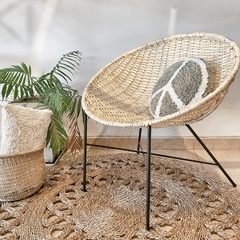 Sillon Mimbre Huevo