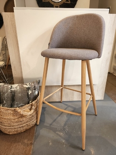 Banqueta Thea base madera