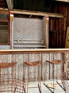 Banqueta Bertoia Color Cobre