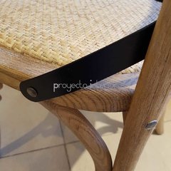 Silla Cross Natural cruz metal - comprar online