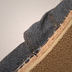 Alpargata MEDITERRÁNEA Lisa Azul - comprar online