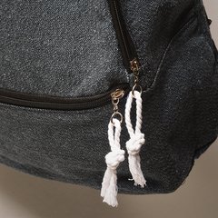 Mochila MANLY Lisa Azul con Negro - comprar online