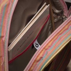 Mochila AGUADILLA Rayas Fucsia - Cote d'Azur