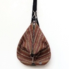 Mochila BÁVARO Triángulos Marrón con Negro