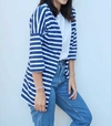Kimono JUARA Rayado Azul y Blanco