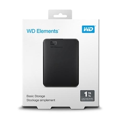 HDD EXTERNO 1TB WESTERN DIGITAL ELEMENTS PRETO PORTATIL USB 30 WDBUZG0010BBK - comprar online
