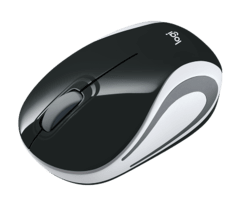 Mini Mouse Logitech M187 Sem Fio Preto 1000DPI - comprar online