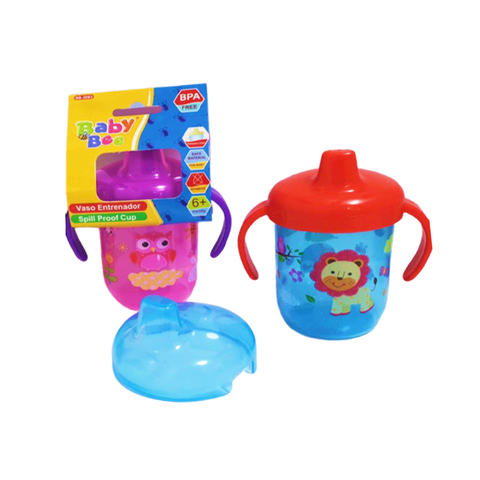 Vaso c/asas y pico rígido Baby Bee cod 3003 - comprar online
