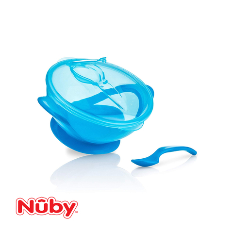 Bowl c/tapa y cuchara Nuby - comprar online