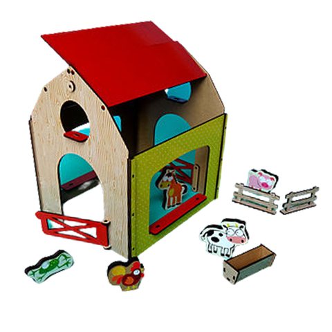 Granja c/animales en Caja - comprar online