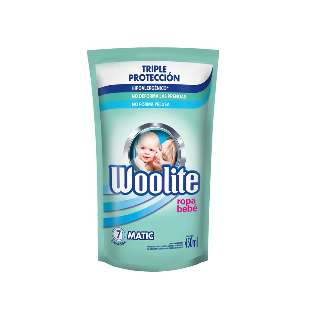Woolite Jabón Líquido Ropa Bebé x 450 ml - NoniNoni