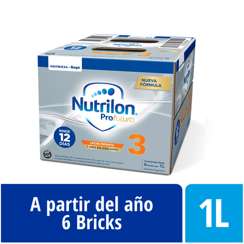 Pack x6 Nutrilon Profutura 3 de 1 litro